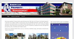 Desktop Screenshot of apmportland.com